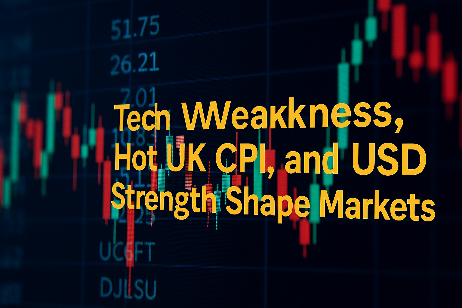 Tech Weakness, Hot UK CPI, and USD Strength Shape Markets